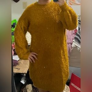 Forever 21 Furry Oversized Sweater Dress